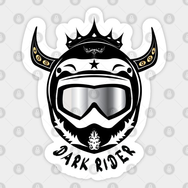 Dark Rider Sticker by ArticArtac